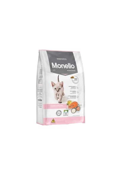 Monello مونيلو طعام جاف للكتن بالسلمون والدجاج 1kg