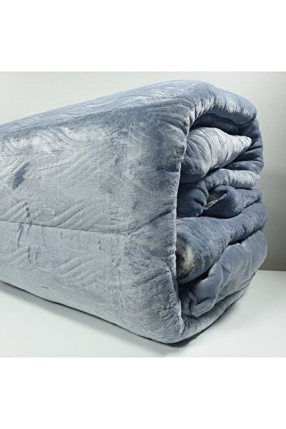 Reiashn Flanno light gray winter double bedspread