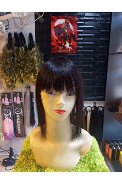 Gerçek Efsane 3.0 koyu kahve kahküllü tepelik gerçek saç