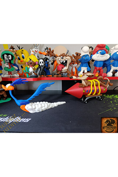 MythicPrint Studio / Road Runner ve Wile E. Coyote / Figür