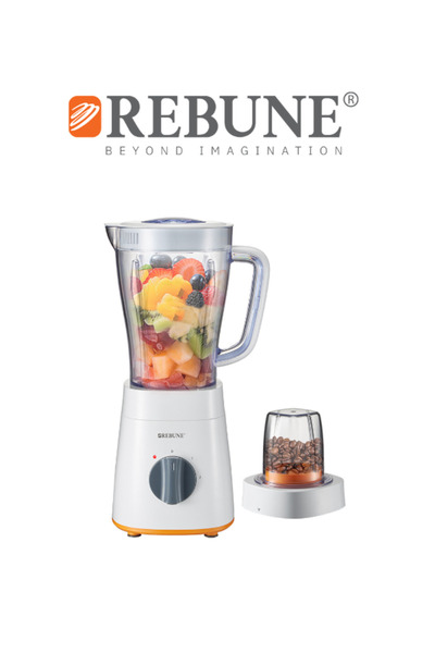 rebune Ribbon 2-in-1 Blender — 650 Watts — 1.5 Liter Capacity with Spice and Coffee Grinder