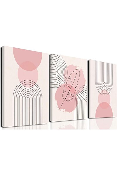 ALAYRA International لوحة فنية جدارية قماشية بتصميم بوهو بسيط، 40×60 سم - ديك...