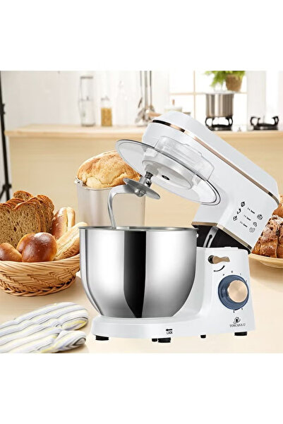 TOSCANA U Toscana U 7L 1400W Electric Stand Mixer with Lid and LED Light