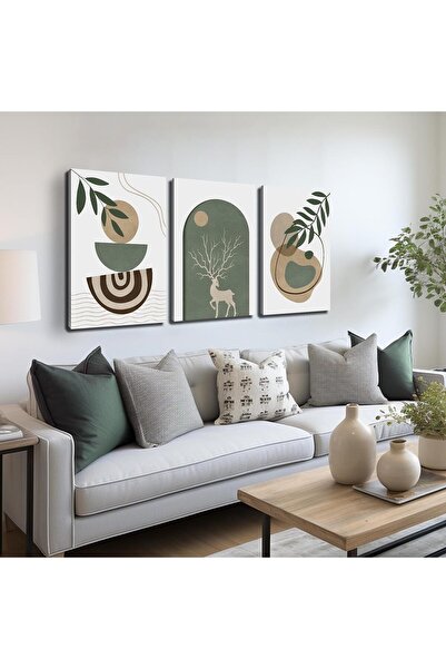 ALAYRA International لوحة فنية جدارية من قماش بوهو البسيط 30×40 سم - ديكور مح...