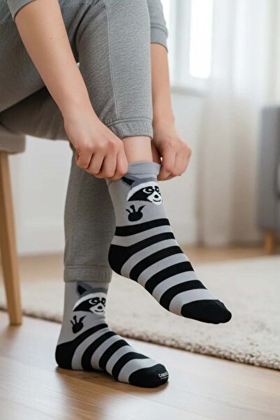 CANMODA Șosete cu model de raton (potrivite pentru mărimea 36-44)