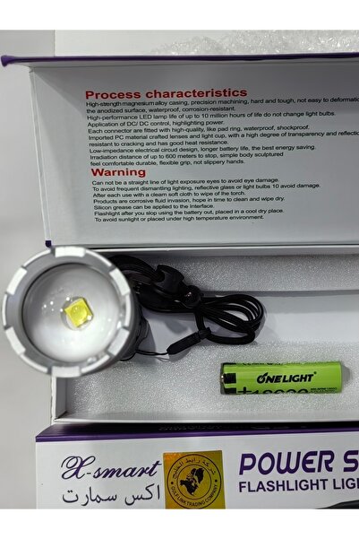 Generic Power Style Flashlight With Zoom
