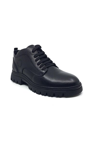 Taşpınar Ayakkabı 100% Genuine Leather Men's Casual Winter Comfortable Classic Short Boots 40-45