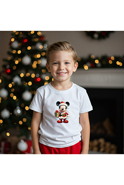 matelio Tricou copii Mickey Mouse Moș Crăciun