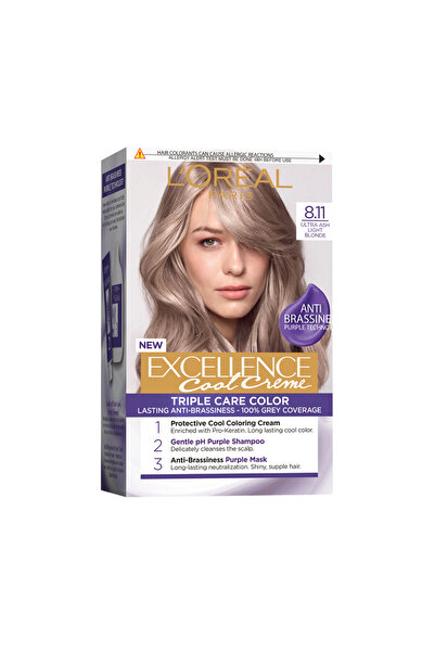 L'Oreal Paris Par Excellence Cool Creme Hair Color 8.11 Ultra Ash Light Blonde 192 ml