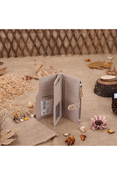 JP POLO Vegan Leather Women's Wallet with Coin and Card Compartments