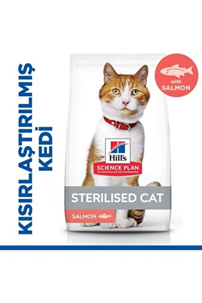 Hill's Adult Kısırlaştırılmış Kediler Için Somon Balıklı Kedi Maması 1,5 kg
