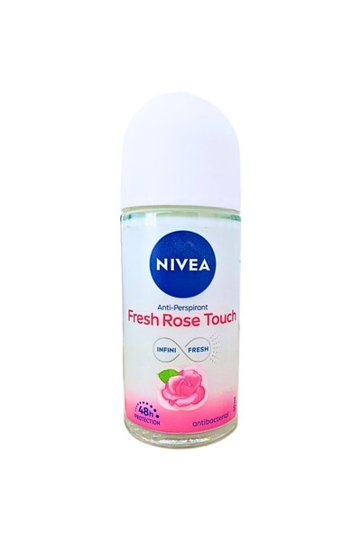 NIVEA Set 3 x Deodorant Roll-on Fresh Rose Touch, 50 ml