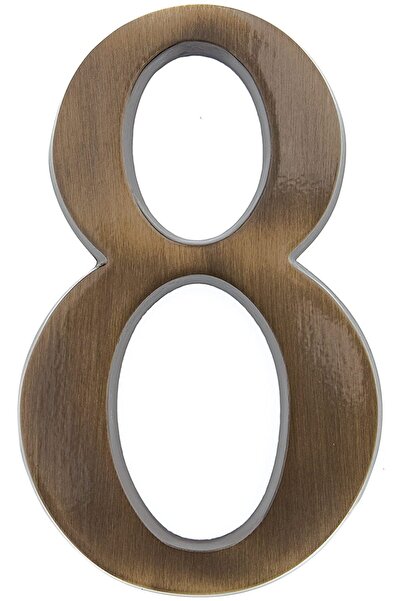 ICON TOOLS NUMAR CASA, ALAMA, PATINATA 200 MM, CIFRA "8"