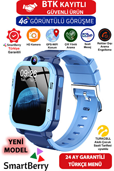 ozbience Çocuk Takip Saati, Görüntülü Görüşme, GPS, Wi-Fi, Konum, Gizli Dinle...