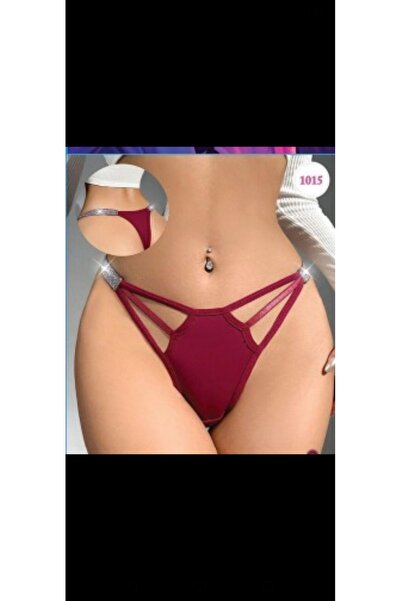 Papatya Yılbaşı Tanga Parlak Bel Bölge Detaylı