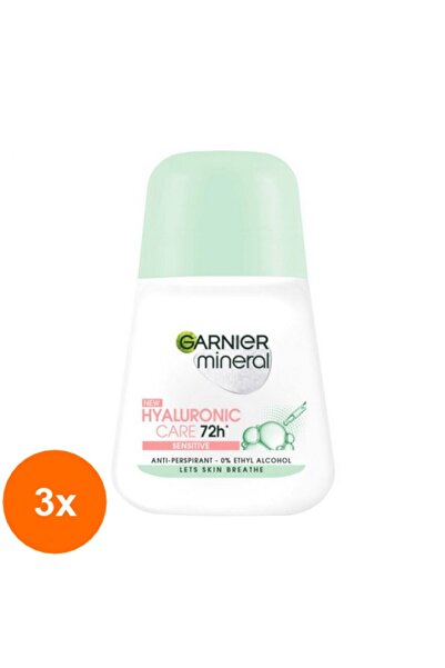 Garnier mineral Set 3 x Deodorant Roll-on Mineral Hyaluronic Care, 50 ml