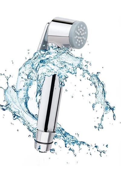 First pro Handheld Shattaf Bidet Sprayer Heavy Duty Toilet Shower Spray for Bathroom & Diaper Cleaning Silver