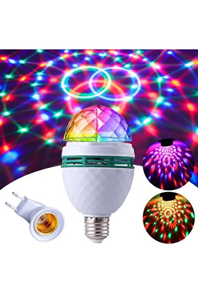 GARDEON Multicolor Disco Rotating LED Bulb