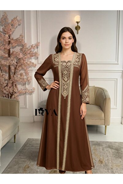 Liva Embroidered jalabiya with an attractive bisht