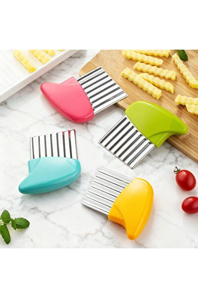 Generic قطاعات بطاطس مموجة لتقطيع الخضروات والفواكه