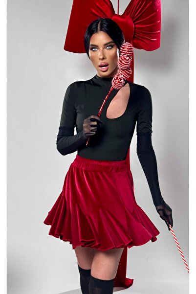 Pretty Velvet skirt with pleats