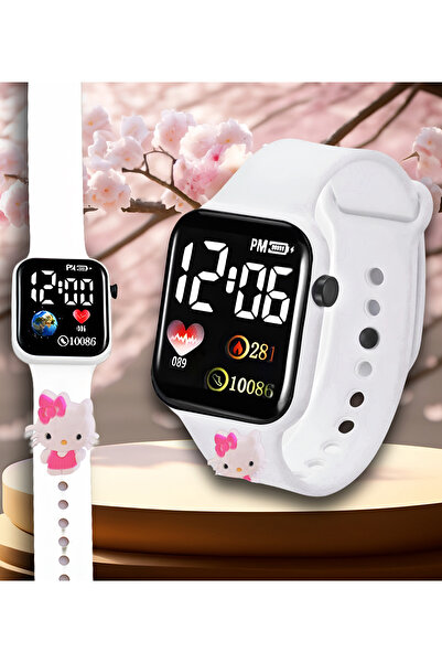 ozbience Su Geçirmez Renkli Dijital Işıklı Çocuk Akıllı Saat