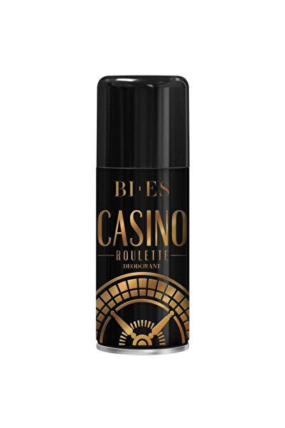 Bİ ES POL Set of 4 x Deodorant Spray for Men, Cassino Roulette, Bi-es, 150 ml