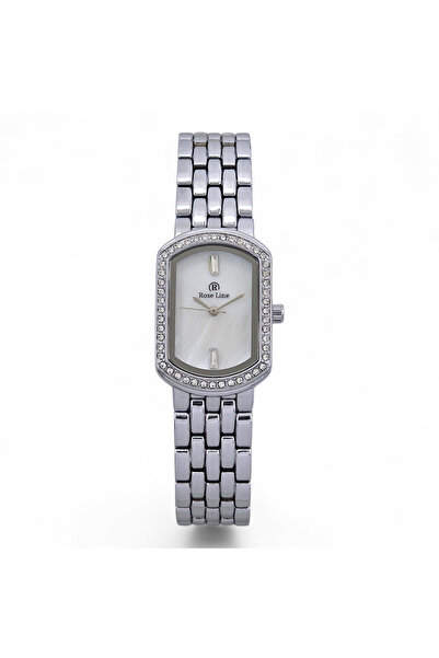 Rose Lina Women's silver wristwatch, a touch of luxurious elegance, water resistant, 3-year warranty