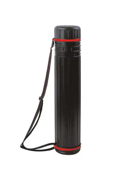 Generic Expandable Chart Tube 60–90 cm, Poster Holder with Strap, Durable Plastic Case