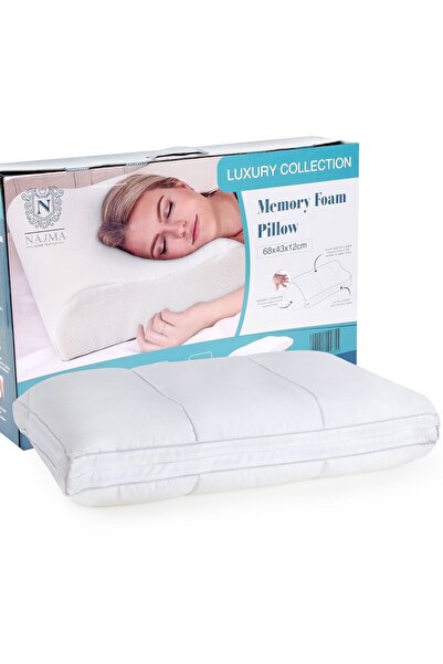 NAJMA مخده لكشيري ميموري فوم طبقه وسادة فاخرة مع رغوة الذاكرة