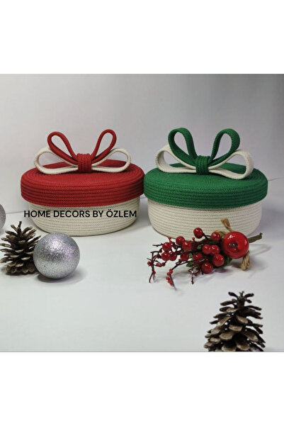 home decors by özlem سلة تخزين من القش بغطاء مزدوج، منظم صندوق تخزين يدوي الصنع