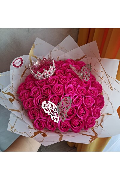 Store.sedas Buchet 55 trandafiri de sapun