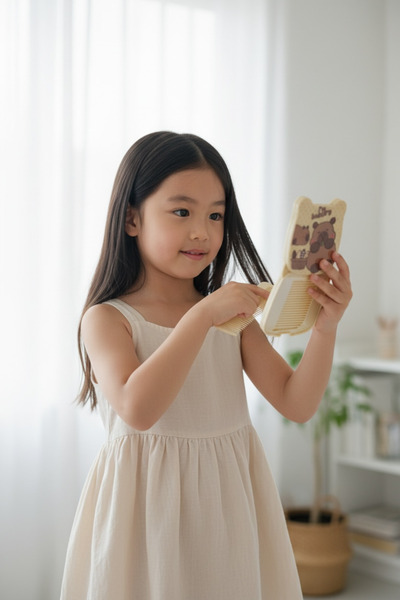 BUCHE Capybara Kapibara Taraklı Cep Aynası