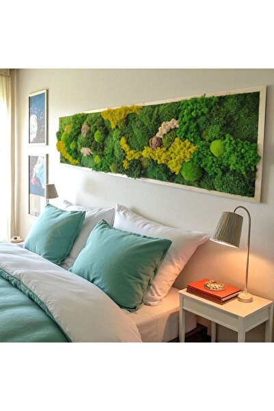 Narium Tablou cu licheni stabilizați 200x50 cm