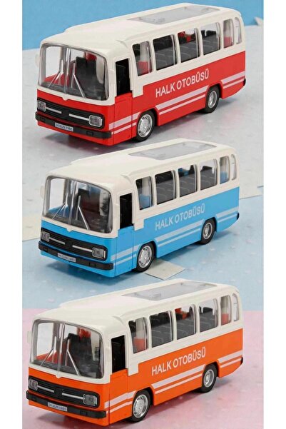 A-T AYZE-TRENDY HALK OTOBÜSÜ SESLİ VE IŞIKLI NOSTALJİK 15 CM 1 ADET FİYATIDIR