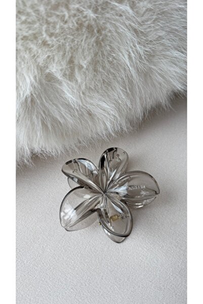 YOYYO Women's Lotus Flower Hair Clip Transparent Model Clip-On Hairpin - Accessory