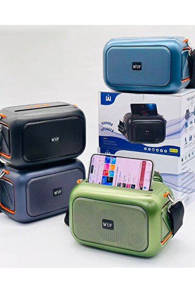 WUF BLUE Portable Karaoke Bluetooth Speaker