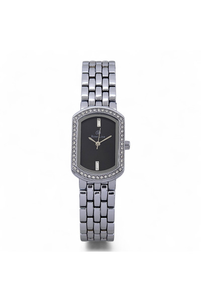 Rose Lina Women's silver wristwatch, a touch of luxurious elegance, water resistant, 3-year warranty