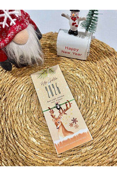 FIERA JEWELRY Penguin Detail Christmas Card String Bracelet – 2026 Themed