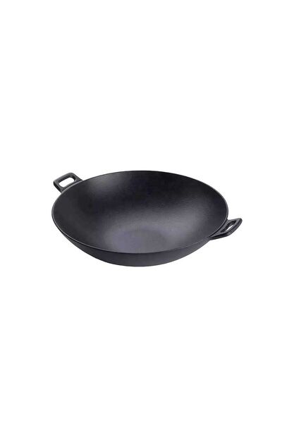 Perfect Home Large cast iron wok 50cm