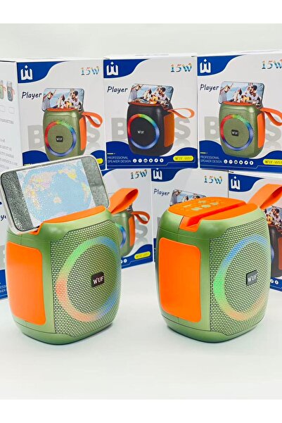 WUF GREEN Portable Karaoke Bluetooth Speaker