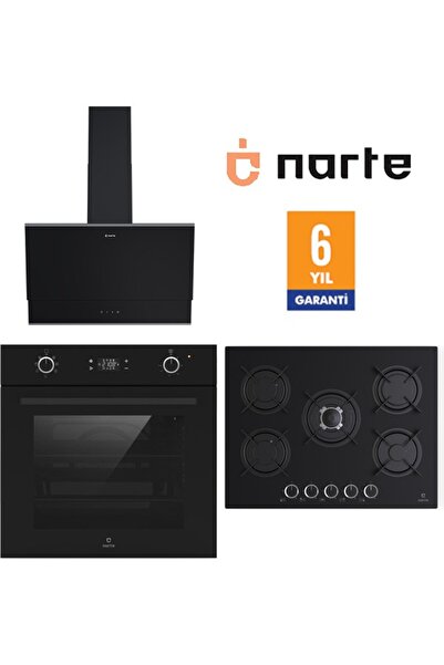 NARTE 6 Yıl Garantili Ankastre Set ( OV401B - CG20070B - H10060BX )