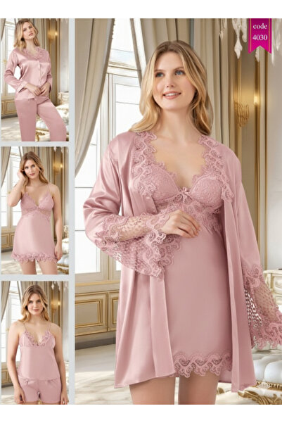 MİSS AYZA İÇTEN GELEN ŞIKLIK MissAyza 4030 SET DE 6 PIESE DE CĂMĂȚI SCURTĂ DE...