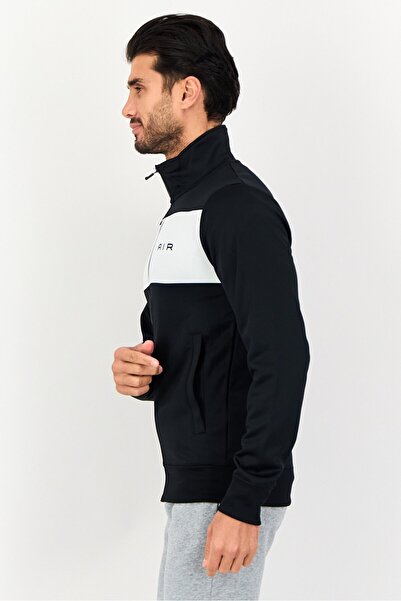 Nike Men Sportswear Fit Long Sleeve Training Track Jacket, Black