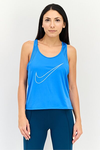 Nike Women Dri Fit Sleeveless Running Tank Top, Blue