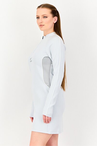 Nike Women Brand Logo Outdoor Dress, Light Grey