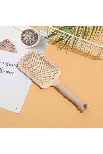 OEM OLWICK Hair Brush, Rectangular, Beige