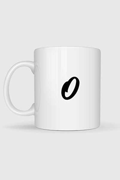 Bahriyeli Collection Letter O Printed Mug