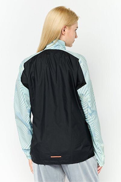 adidas Women Sportswear Fit Long Sleeve Outdoor Jacket, Sage Green/Black