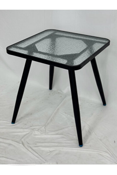 BEC26 Modern square glass side table